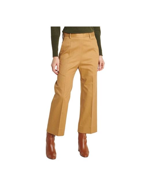 Sofie D'Hoore Yellow Cropped Trousers