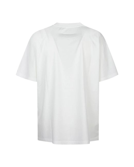 MM6 by Maison Margiela White T-Shirts for men