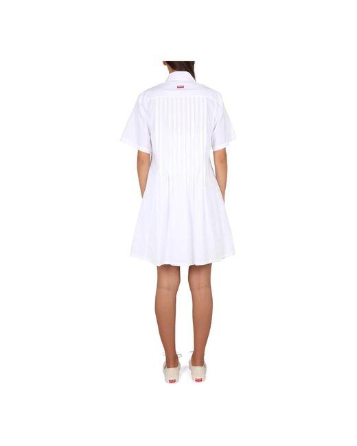 KENZO White Shirt Dresses