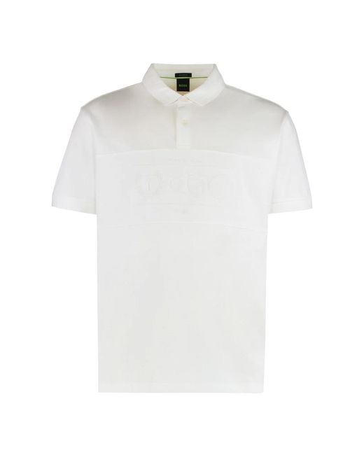 Boss White Polo Shirts for men