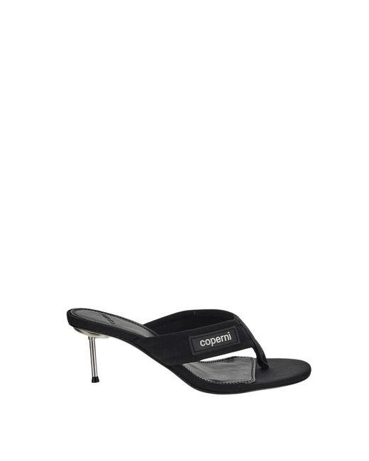 Coperni Black Heeled Mules