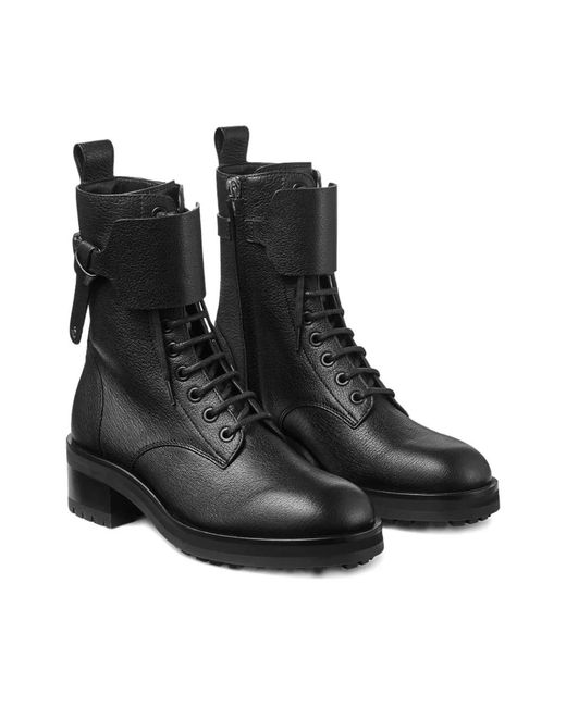 Jimmy Choo Lace-Up Boots in het Black