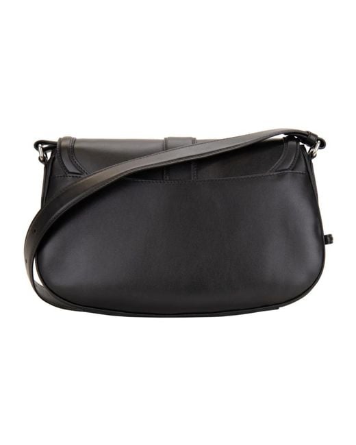 McQueen Black Shoulder Bags