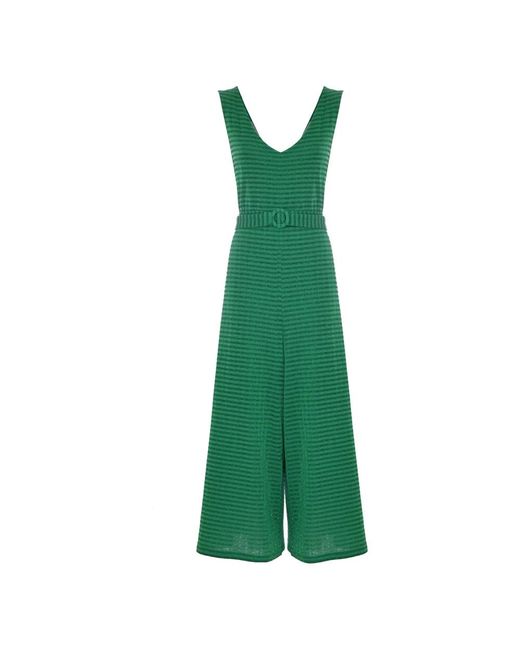 Mono A Rayas De Algodón, Mujer, Talla Kocca de color Green