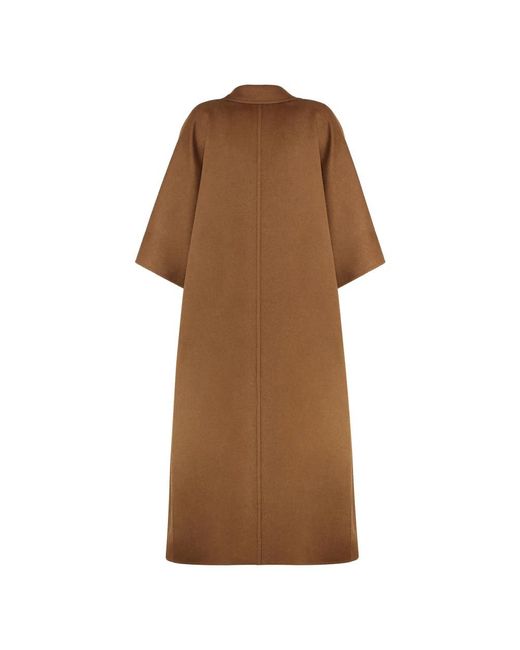 Max Mara Brown Single-Breasted Coats