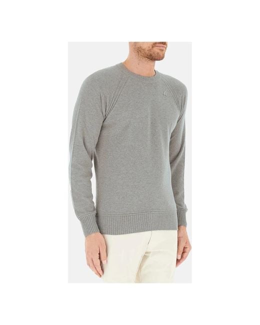 Round-Neck Knitwear K-Way pour homme en coloris Gray