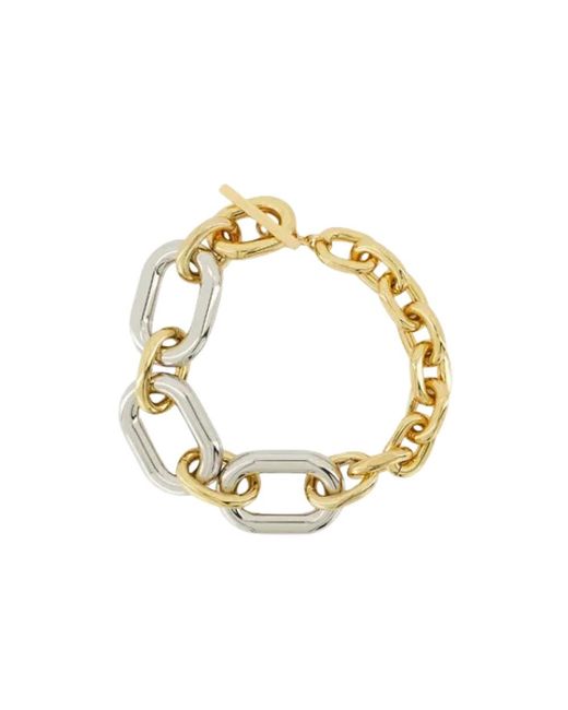 Rabanne Metallic Stoff armbnder