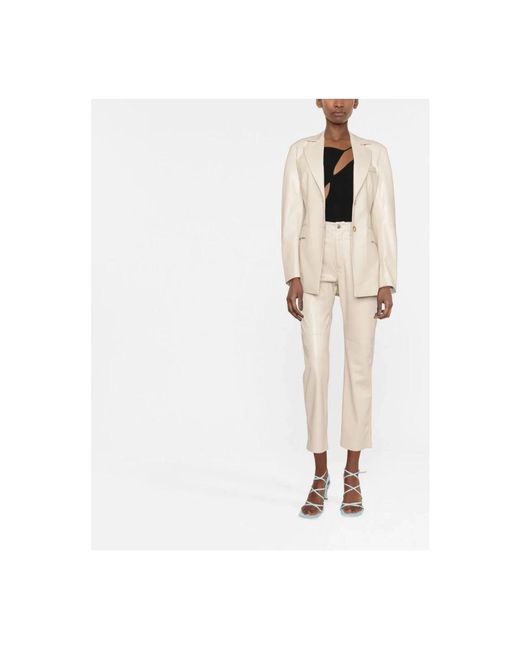 Nanushka Natural Blazers