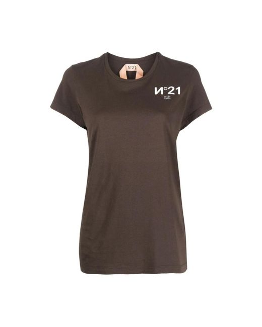 T-shirts N°21 de color Brown