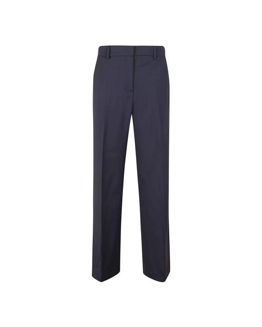 Weekend by Maxmara Blue Straight Trousers