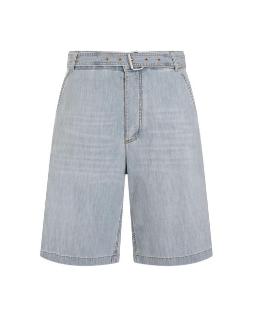 Shorts > denim shorts Bottega Veneta pour homme en coloris Blue