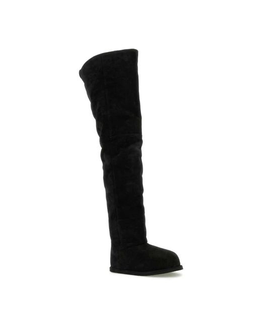 AMINA MUADDI Black Over-Knee Boots