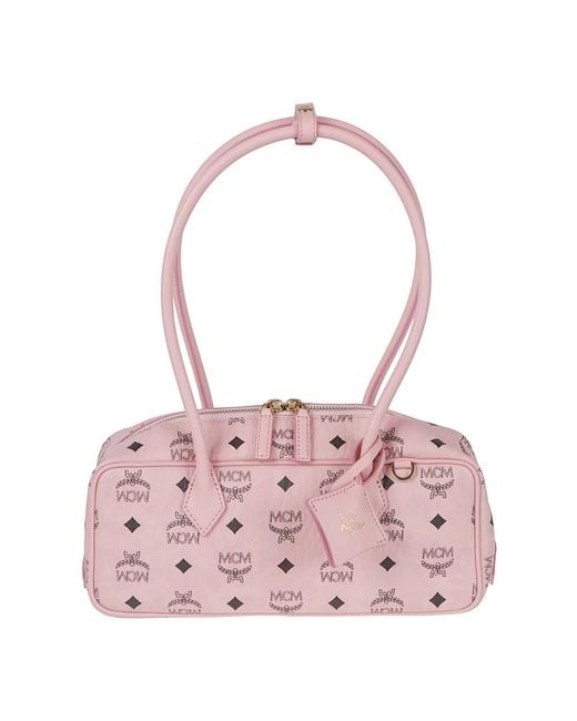 MCM Pink Shoulder Bags