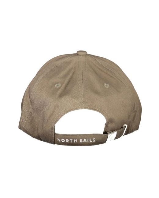 North Sails Accessoires ,Groen ,Katoen Groene Katoenen Zonneklep Met Logo in het Green voor heren