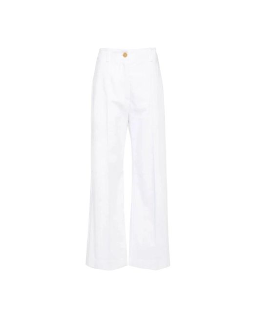 Patou White Wide Trousers
