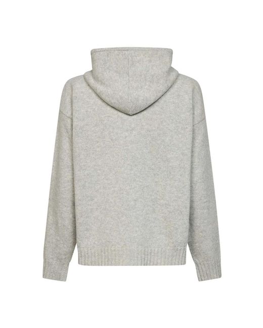 MM6 by Maison Margiela Gray Hoodies for men