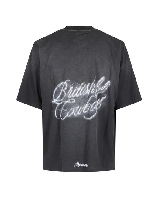 Represent Black T-Shirts for men