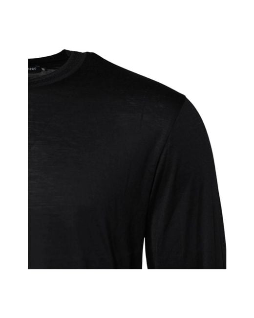 Dolce & Gabbana Black Long Sleeve T-Shirts for men
