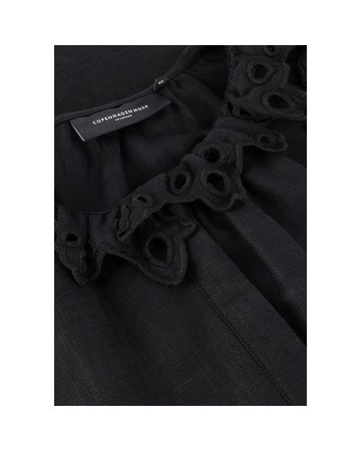 Copenhagen Muse Overhemden ,Zwart ,Natuli Shirt Tops & T-Shirts in het Black