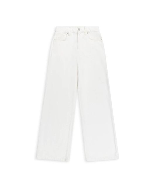 Axel Arigato White Wide Jeans