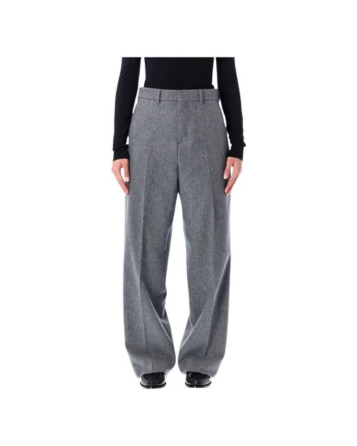 AMI Broeken ,Grijs ,Wol Formal Pant in het Gray