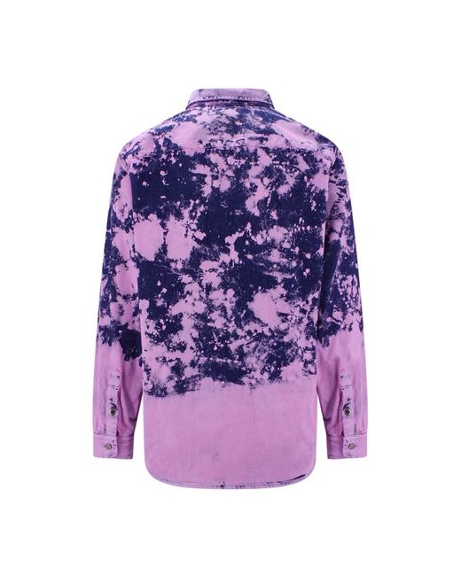 DARKPARK Purple Casual Shirts for men