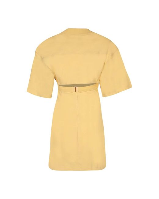 Jacquemus Yellow Short Dresses