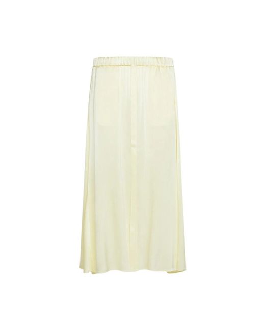 Forte Forte Midi Skirts in het Yellow