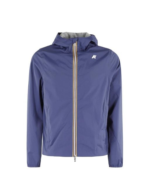 Light Jackets di K-Way in Blue da Uomo