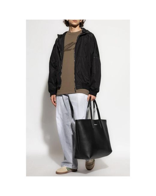 DSquared² Jassen ,Zwart ,Satijn Capuchonjack in het Black voor heren
