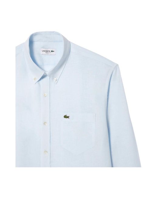 Lacoste Blue Casual Shirts for men