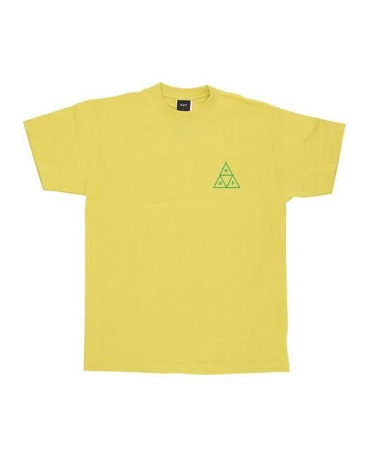 Huf Dreieck Tee Kaktusblume Kurzarm in Yellow für Herren