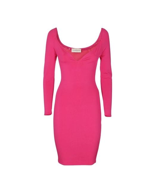 Alexandre Vauthier Pink Short Dresses