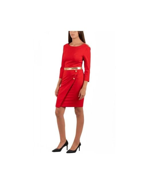 Short Dresses di Hanita in Red