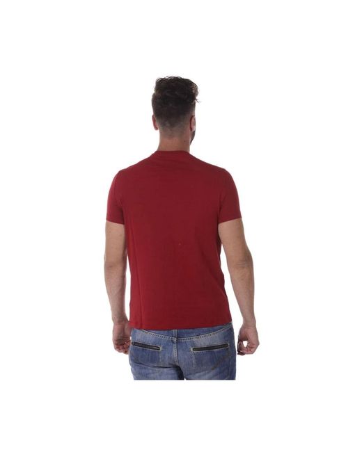 Armani Jeans Red T-Shirts for men