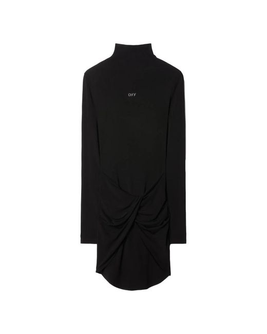 Vestido mini negro con detalle trenzado Off-White c/o Virgil Abloh de color Black