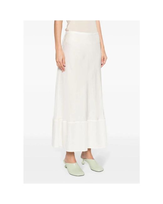 Lemaire White Midi Skirts