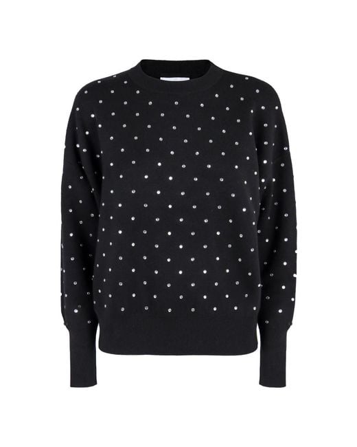 Rabanne Black Round-Neck Knitwear