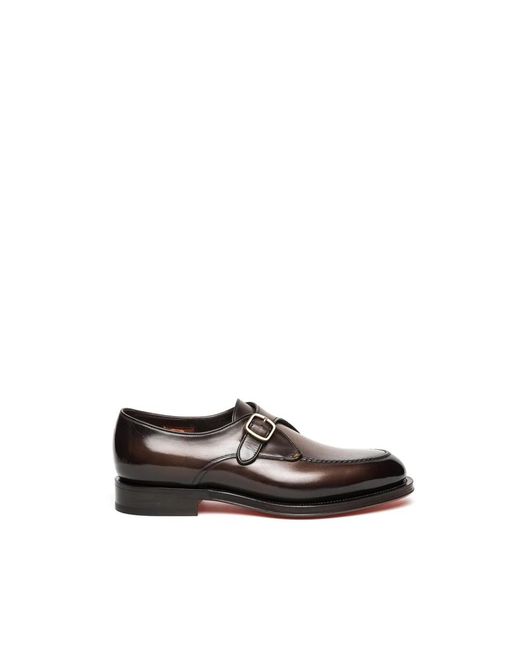 Santoni Black Dress Shoes for men