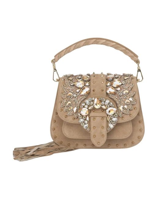 Handbags di Alma En Pena. in Brown