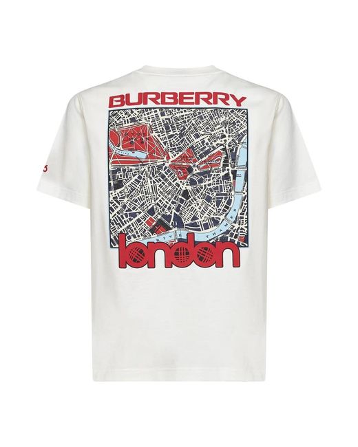 Burberry White T-Shirts for men