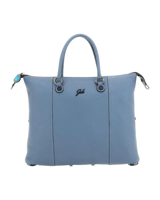 Gabs Blue Wendbare Ledertasche Schieferblau