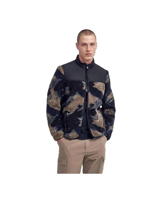 Zip-Throughs Barbour de hombre de color Blue