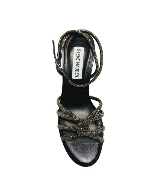 Steve Madden Black High Heel Sandals