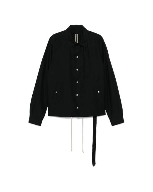 Rick Owens Black Outerwears for men
