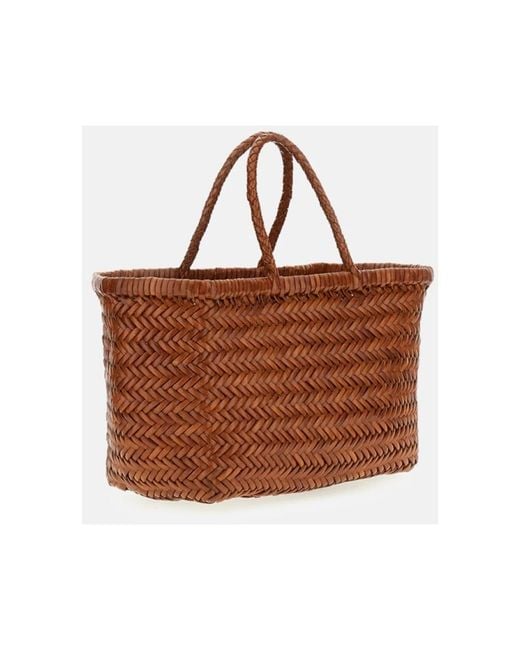 Tote Bags di Dragon Diffusion in Brown