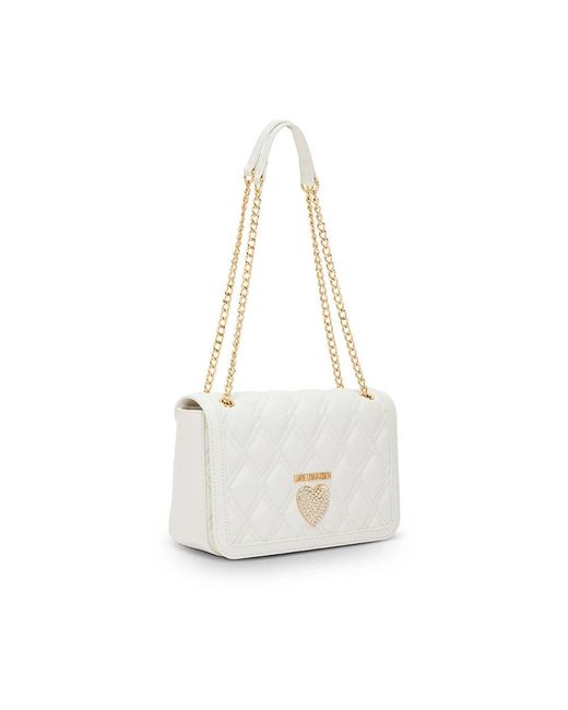 Love Moschino White Shoulder Bags
