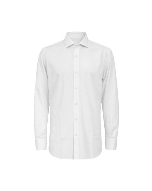 Franzese Collection White Formal Shirts for men