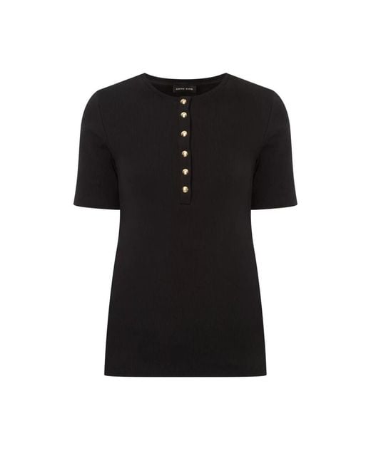 T-Shirts Anine Bing en coloris Black