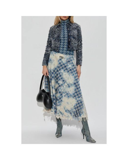 DIESEL Lange Mouwen Top M-Hilda in het Blue